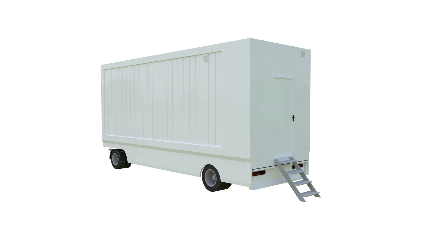 Fourgon blanc habitation