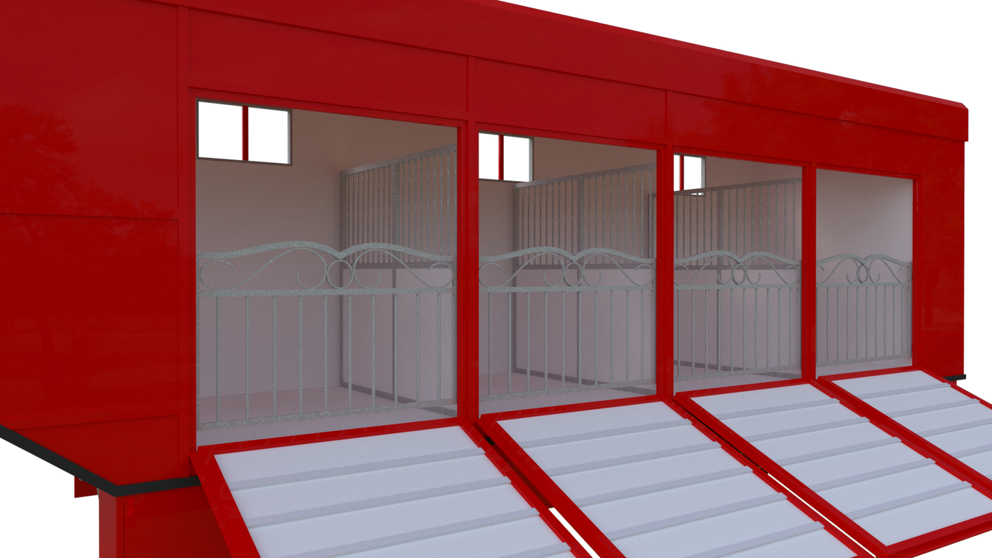 Semi remorque transport animaux type 3