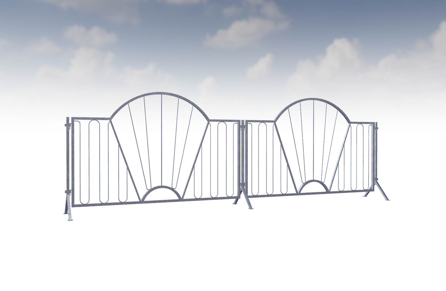 Barrière cirque traditionnelle 3D