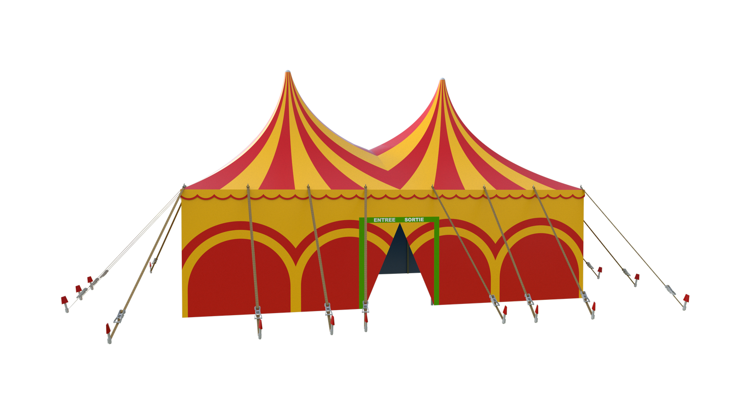 Tente d'accueil cirque 3D type 1