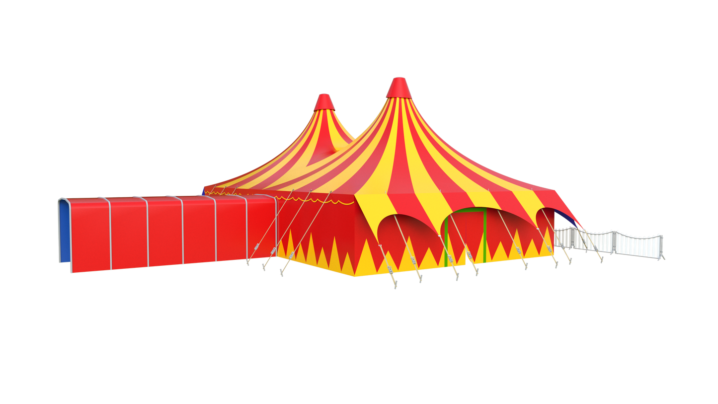 Tente d'accueil cirque 3D type 2