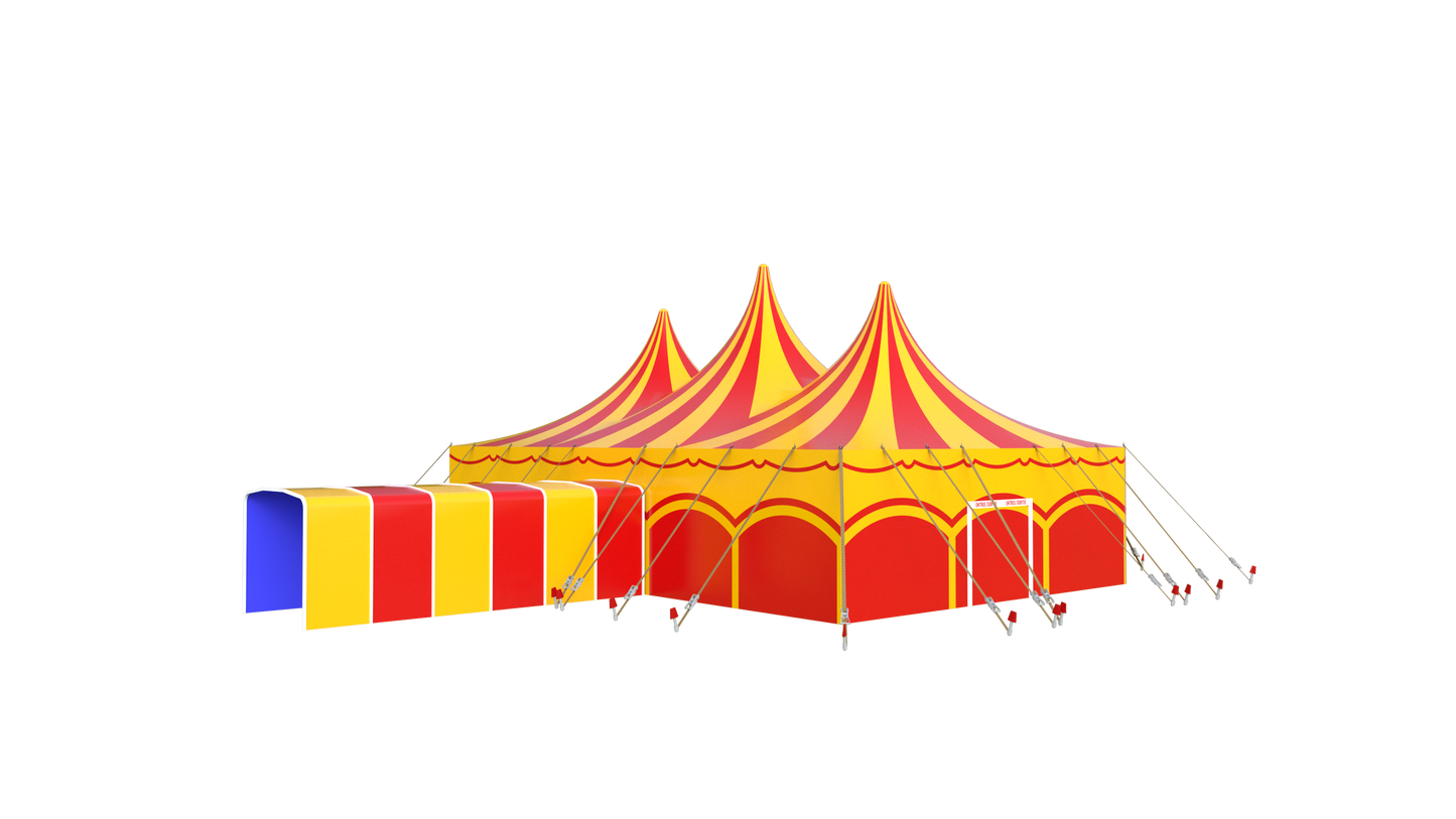 Tente d'accueil cirque 3D type 3