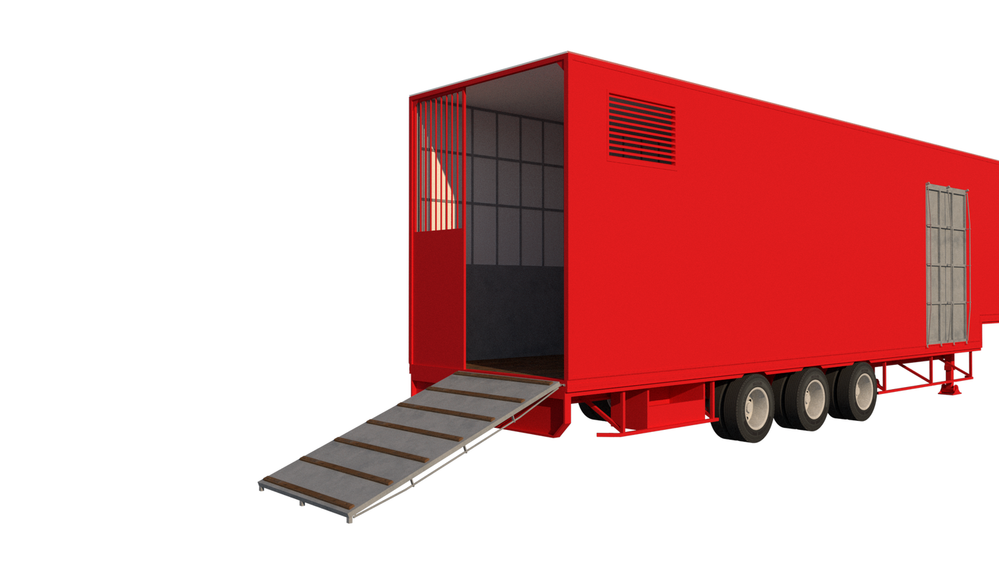 Semi remorque transport animaux type 4