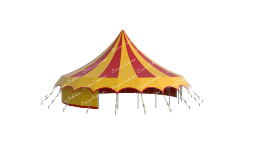Tente ménagerie cirque 3D type 1