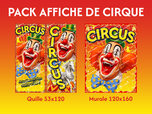 Pack affiche cirque